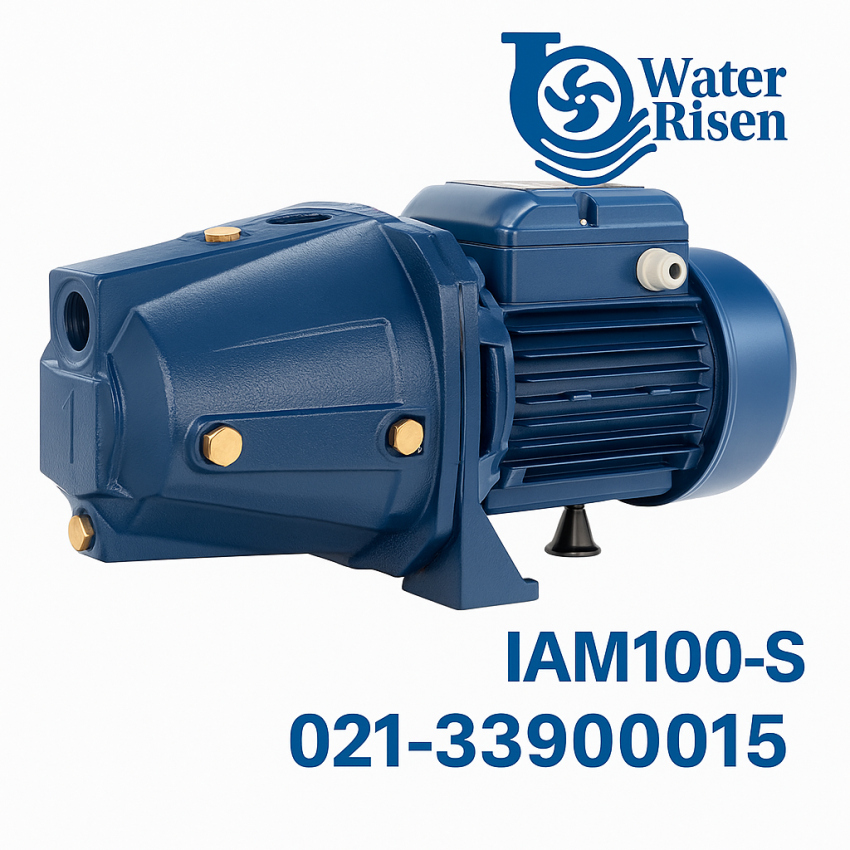 پمپ جتی ایکار ۱ اسب مدل IAM100-S تکفاز پروانه استیل