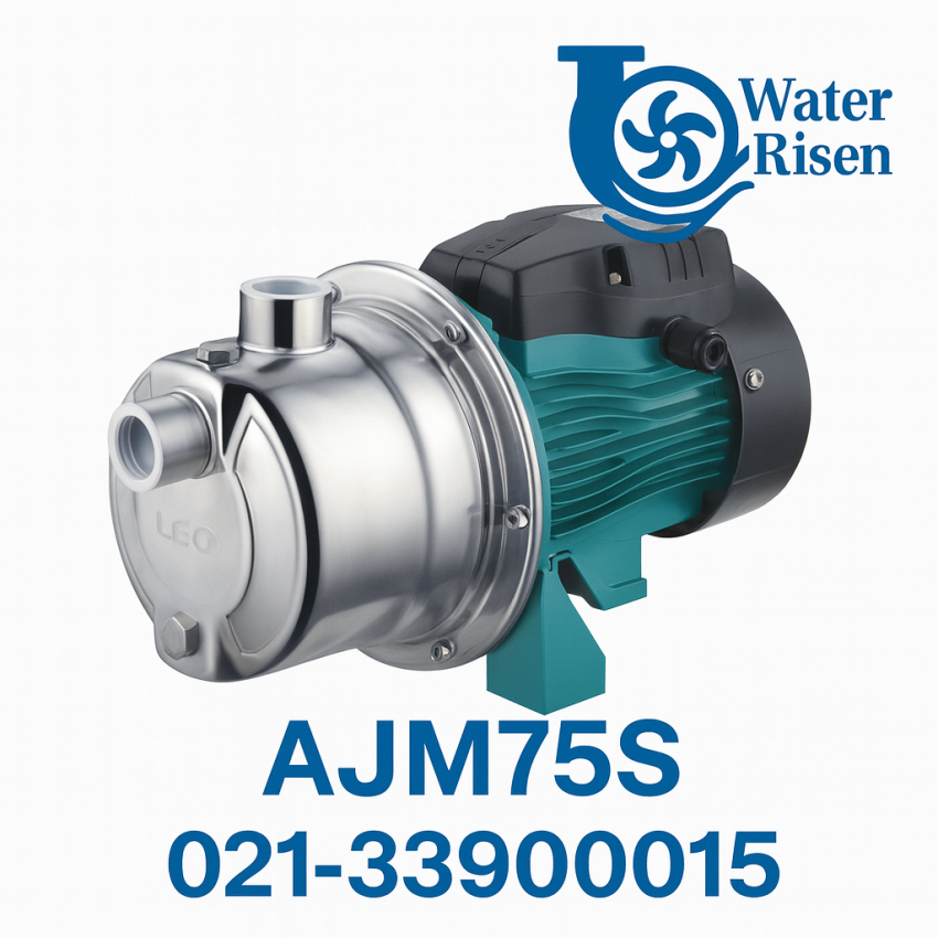 پمپ جتی لیو ۱ اسب مدل AJM75S تکفاز کله استیل