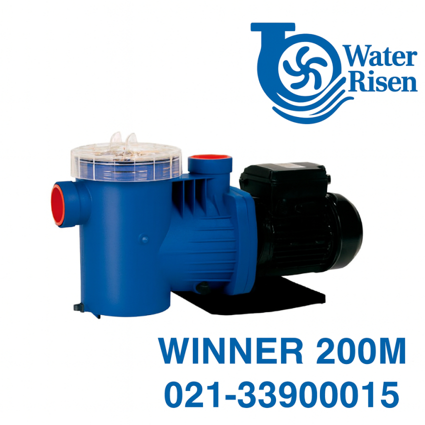 نام محصول (سئوپسند)  پمپ استخری پنتاکس ۲ اسب مدل WINNER 200M تکفاز | وارداتی ایتالیا | مناسب استخر، جکوزی و سیستم تصفیه آب