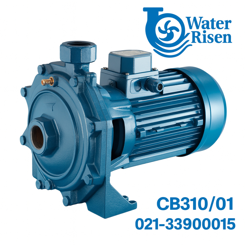 پمپ آب پنتاکس ۳ اسب دو پروانه بشقابی مدل CBT310/01 تکفاز | پروانه برنجی | وارداتی ایتالیا | مناسب ساختمانها و مصارف کشاورزی