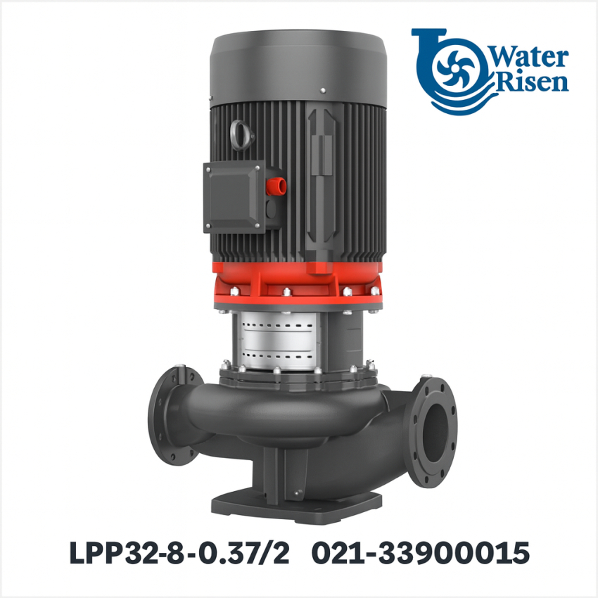 پمپ سیرکولاتور خطی لیو مدل LPP32-8-0.37/2 (1.25 اینچ – 0.5 اسب بخار)