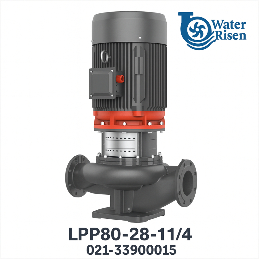 پمپ سیرکولاتور خطی 3 اینچ لیو مدل LPP80-28-11/4 سه‌فاز (15 اسب بخار)