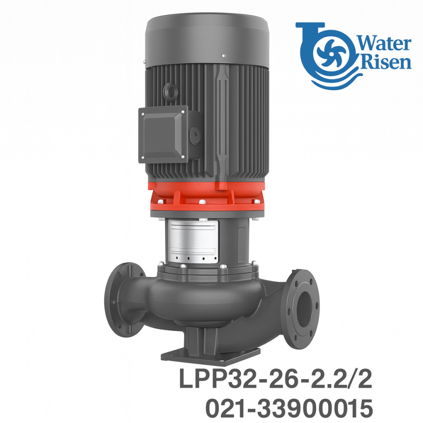 پمپ سیرکولاتور خطی 1.25 اینچ لیو مدل LPP32-26-2.2/2 سهفاز (3 اسب بخار)