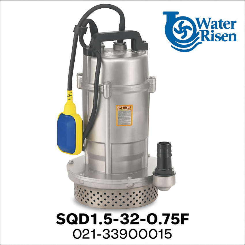پمپ کفکش استریم ۳۲ متری لوله ۱ اینچ فلوتر دار مدل SQD1.5-32-0.75F
