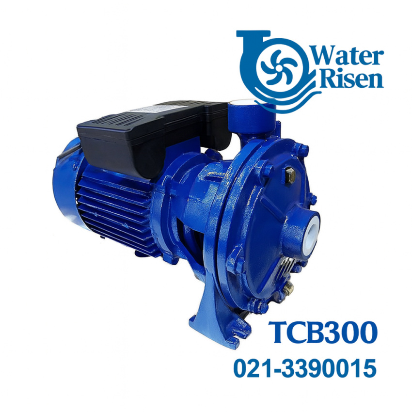 پمپ آب دو پروانه استریم مدل TCB300 | توان ۳ اسب بخار | تکفاز | پروانه برنجی | مناسب مصارف صنعتی، کشاورزی و ساختمانی