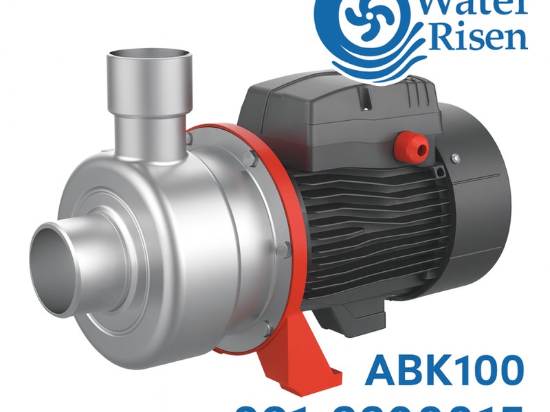 پمپ سانتریفیوژ استیل 316 پروانه نیمه باز 1 اسب 3 فاز مدل ABK100