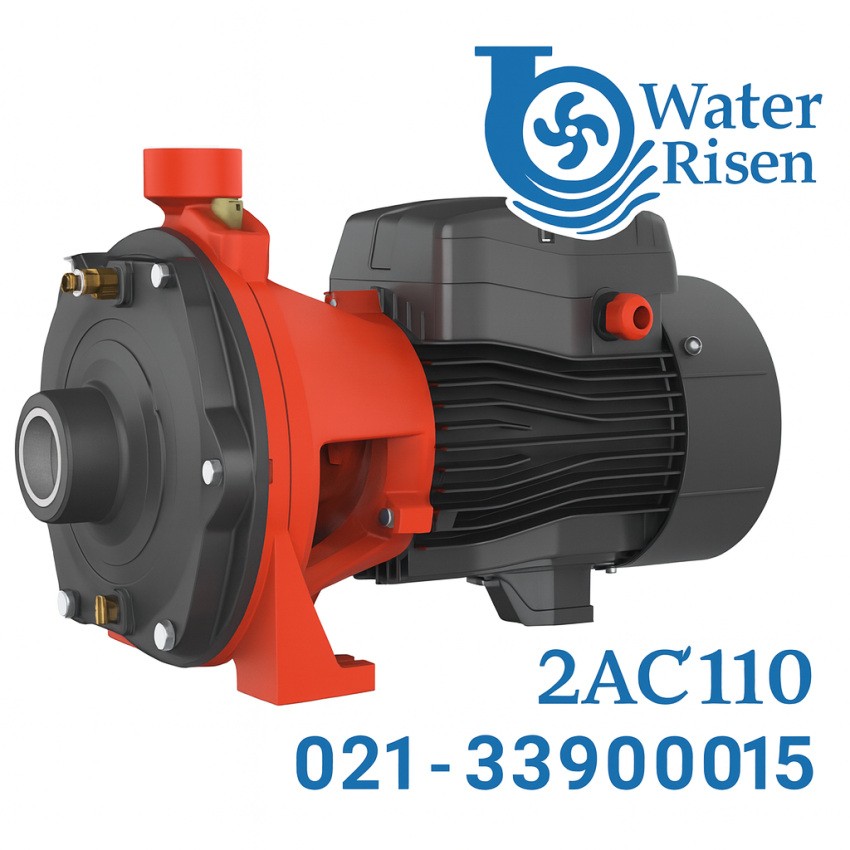 پمپ سانتریفیوژ طبقاتی افقی استیل لیو مدل EMHM4-7 | استیل 304 | تکفاز | توان ۱.۱ کیلووات (۱.۵ اسب بخار) | مناسب مصارف خانگی، صنعتی و تأسیسات فشار قوی