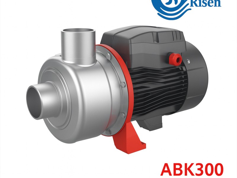 پمپ سانتریفیوژ لیو استیل 316 پروانه نیمه باز 3 اسب 3 فاز مدل ABK300