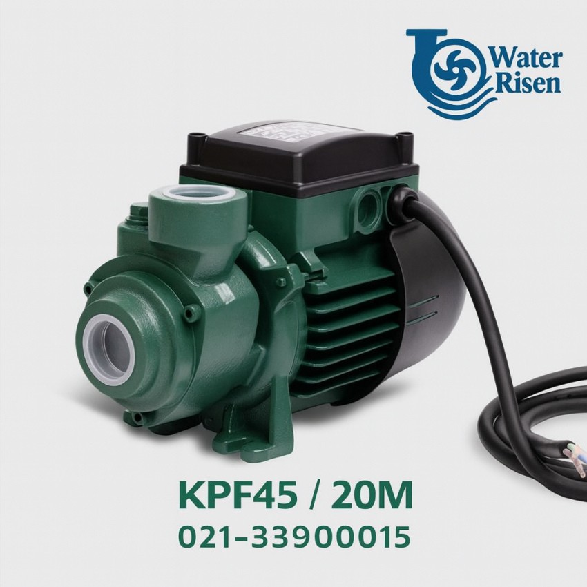 پمپ آب محیطی داب مدل KPF45/20M | توان ۱ اسب بخار | تکفاز | ایتالیا | هد ۵۰ متر | پروانه برنجی | مناسب افزایش فشار آب و مصارف خانگی