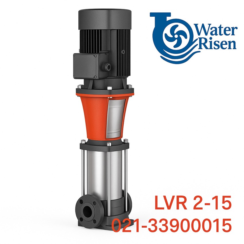پمپ طبقاتی عمودی لیو مدل LVR 2-15 سهفاز (2 اسب بخار)
