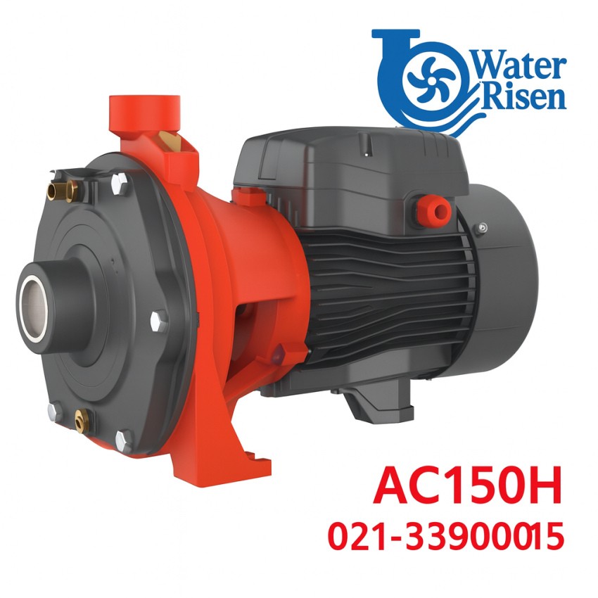 پمپ آب دو پروانه لیو مدل 2AC150H | توان ۳ اسب بخار | سهفاز | بدنه چدنی | پروانه برنجی | مناسب آبرسانی صنعتی و کشاورزی