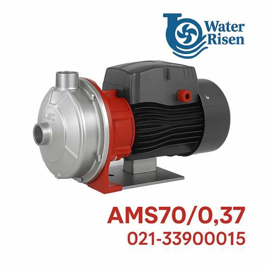 پمپ استیل 304 لیو مدل AMS70/0.37 سهفاز (0.5 اسب بخار)