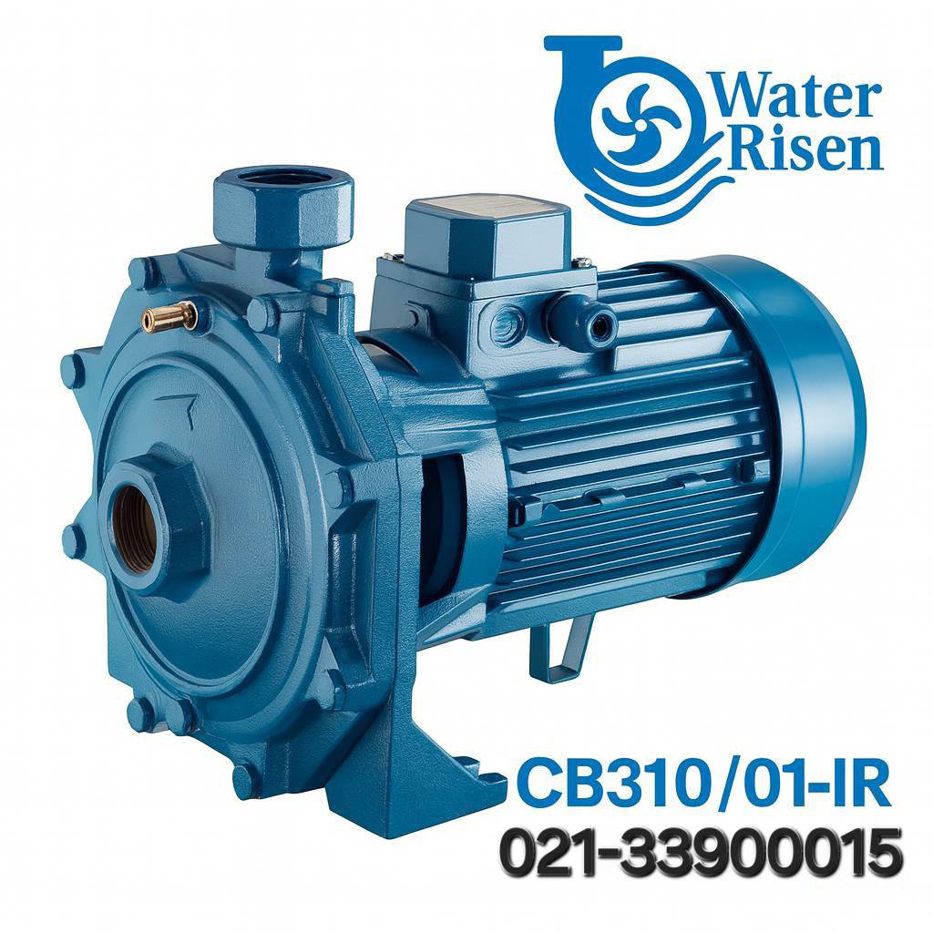 پمپ دو پروانه پنتاکس مدل CB310/01-IR | توان ۳ اسب بخار | تکفاز | مونتاژ ایران با قطعات اصلی ایتالیا | پروانه برنجی | مناسب آبرسانی صنعتی و کشاورزی